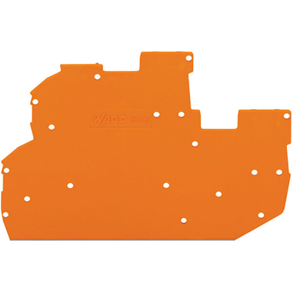 WAGO Abschluss-/Zwischenplatte 1mm, orange 2022-2292
